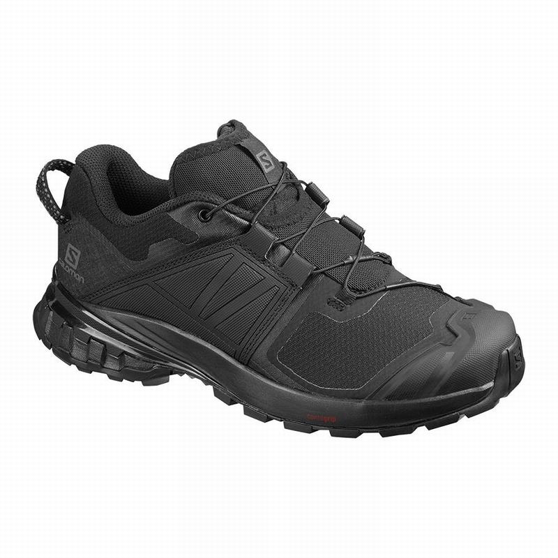 Salomon Israel XA WILD - Womens Trail Running Shoes - Black (FOBN-28647)